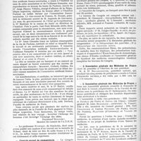 1405 - Page 1366 - Partie professionnelle. Reportage professionnel. Nouvelles et Informations. Nos relations médicales Franco-Etrangères / Congrès annuel de stomatologie / L’Association générale des Médecins de France / L’Association générale des Médecins de France