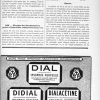 1406 - Page XLVII-1367 - Correspondance. Accident survenu au conducteur du camion d’une sucrerie / Pension des fonctionnaires atteints d’infirmités contractées en service