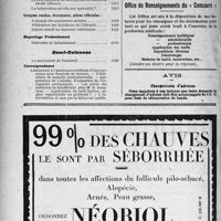 1415 - Page 1376-IV - Sommaire / Office de Renseignements du « Concours »