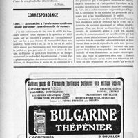 1419 - Page 1380-X - Le Monument de Farabeuf / Correspondance. Admission à l’assistance médicale d’une personne sans domicile de secours