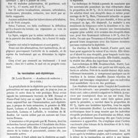 1440 - Page 1401 - Partie scientifique. L’Actualité Scientifique. Les Sociétés Savantes. Tuberculose et lèpre, — (Académie de médecine ; mai 1924) / La vaccination anti-diphtérique, (Académie de médecine ; 29-4-1924)