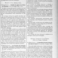 1444 - Page 1405 - Partie scientifique. L’Actualité Scientifique. Les Livres. Hygiène prophylactique des hémorroïdaires, par Dr E. Ozenne, Masson et Cie, éditeurs, Paris / Contrôle du sport et de l’éducation physique, par Dr Henri Diffre, Masson et Cie, éditeurs, Paris / Les ferments des leucocytes, en physiologie, pathologie et thérapeutique générales, par Dr Noël Fiessinger, Masson et Cie, éditeurs, Paris / L’éducation nerveuse et musculaire dans le travail, par Dr Pierre Nadal, Editions littéraires et politiques, Bordeaux, 1923