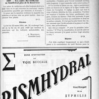 1460 - Page XLVII-1421 - Correspondance. Amputation de Lisfranc. Evaluation de l’incapacité permanente / Les autos des médecins ne bénéficient plus de la demi-taxe / Application du Tarif Breton. Région superficielle ou profonde ?