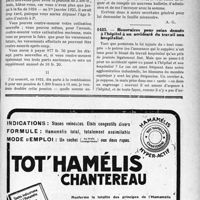 1472 - Page IX-1433 - Correspondance. Mutualité Familiale Faculté d’augmenter le nombre des Paris de retraite / Honoraires pour soins donnés à l’hôpital à un accidenté du travail non hospitalisé