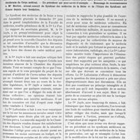 1476 - Page 1437 - Propos du jour. A propos de l’Assemblée générale du Syndicat des médecins de la Seine. La loi sur les assurances sociales : la nécessité d’organiser l’action pour faire prendre en considération les desiderata du Corps médical. — Un précédent qui peut servir d’exemple. — Hommage de reconnaissance à Me Rocher, avocat-conseil du Syndicat des médecins de la Seine et de l’Union des Syndicats médicaux depuis leur fondation [J. Noir]