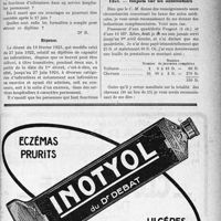 1510 - Page XLIII-1471 - Correspondance. Obtention du brevet de capacité d’infirmière / Impôts sur les automobiles