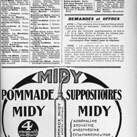 1520 - Page V-1481 - Office de Renseignement du « Concours » / Membres du Concours exerçant dans les Stations Thermales / Demandes et offres