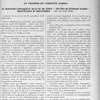 1548 - Page 1509 - Partie professionnelle. Travaux Originaux. Le triomphe de l'exercice illégal. Je demande l’abrogation de la loi de 1892. — Un film de Clément Vautel. - Guérisseurs et spécialistes- — Sic vos non vobis [G. Duchesne]