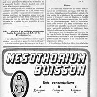 1576 - Page XI-1535 - Correspondance. Augmentation en cas de prorogation de bail professionnelle / Maladie d’un soldat en permission. Droits des médecins de L’A. M. G. Propharmacie