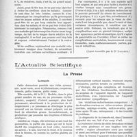 1591 - Page 1550 - Partie scientifique. Travaux Originaux. Clinique infantile. Prophylaxie et traitement des oreillons, Hôpital des Enfants-Malades : M. P. Lereboullet / L’Actualité Scientifique. La Presse. La rosacée [(Journal de médecine et de chirurgie pratiques, 10 février 1924)]