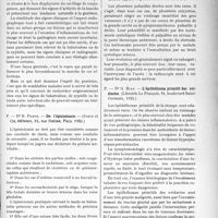 1598 - Page 1557 - Partie scientifique. L’Actualité Scientifique. Les Thèses. Sur certaines formes d’ostéites cervico-trochantériennes, par Dr R. Wickham, (Jouve et Cie, éditeurs, Paris, 1924) / De l’épisiotomie, par Dr R. Porte, (Jouve et Cie, éditeurs, Paris, 1923) / Les pleurésies pulsatiles droites, par Dr. G. Martin, (Imprimerie Bascou, 1923) / L’épithélioma primitif des oviductes, par Dr G. Biar, (Librairie Le François, 1924)