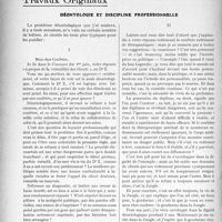 1599 - Page 1558 - Partie professionnelle. Travaux Originaux. Déontologie et discipline professionnelle [G. Duchesne]