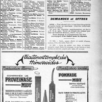 1637 - Page V-1591 - Sommaire / Membres du Concours exerçant dans les Stations Thermales / Demandes et offres