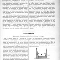 1655 - Page 1609 - Partie scientifique. Travaux Originaux. Hygiène alimentaire. Le lait hygiénique, par le Dr Chauveau / Héliothérapie, (Réponse au Docteur Robert Sorel parle Docteur G. Meyer)