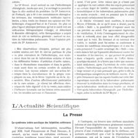1656 - Page 1610 - Partie scientifique. Travaux Originaux. Héliothérapie, (Réponse au Docteur Robert Sorel parle Docteur G. Meyer) / L’Actualité Scientifique. La Presse. Le syndrome ictéro-asiatique des hépatites scléreuses [(La Presse médicale, 9 février 1924)]
