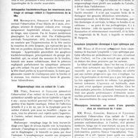1666 - Page 1620 - Partie scientifique. L’Actualité Scientifique. Les Sociétés Savantes. Lyon. Société médicale des hôpitaux. Sténose hypertrophique du pylore / Adénopathie trachéobronchique des nourrissons avec tirage et cornage cédant à l’hyperextension de la tête / Mégaoesophage chez un enfant de 12 ans / Leucémie lymphoïde chronique à type splénique pur / Hémoptysie terminale au cours d’une granulie chez un nourrisson de 8 mois