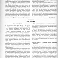 1670 - Page 1624 - Partie scientifique. L’Actualité Scientifique. Les Congrès. Deuxième Congrès de la Société internationale d’urologie, (Rome, 24-26 avril 1924) / Les livres. Traitement du pied bot varus équin congénital, par C. Roederer, Maloine, éditeur / Luchon : station climatique et thermale, par Dr Gazal Gamelsy
