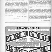 1690 - Page 1642-LVI - Documents officiels. Réponses des Ministres aux questions des Parlementaires. Un certificat médical n’est pas obligatoire pour la déclaration de naissance / Service militaire d'un étudiant mis en susrsis