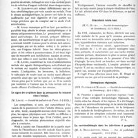 1718 - Page 1668 - Partie scientifique. L’Actualité Scientifique. Les Sociétés Savantes. Paris. Emploi du sérum anti-pneumococcique en instillations nasales, (Société de pédiatrie de Paris ; 5-2-1924) / Le signe des scalènes dans la pneumonie du sommet chez l'enfant, (Société de pédiatrie de Paris; 5-2-1924) / Pour stériliser les biberons, (Société de pédiatrie de Paris ; 5-2-1924) / Granulosis rubra nasi, (Société dermatologique de Strasbourg ; 13-1-1924) / Dermatoses régionales, (Société dermatologique de Strasbourg ; 13-1-1924) / La vaccinothérapie dans les infections à pyogènes, (Soc. de pathologie comparée ; 13-5-1924)