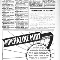1751 - Page V-1699 - Membres du Concours exerçant dans les Stations Thermales / Demandes et offres