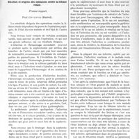 1777 - Page 1725 - Partie Scientifique. L'Actualité Scientifique. Les Congrès. Deuxième Congrès de la Société internationale d’urologie, (Suite). Résultats et origines des opérations contre la lithiase rénale, Prof. Gifuentes