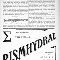 1793 - Page XLIII-1741 - Correspondance. Accident du travail. Evaluation d'incapacité / Accident non soumis à la loi de 1899. Recouvrement d’honoraires. Tarif Breton non applicable
