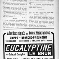 1795 - Page XLV-1743 - Correspondance. Accident du travail. Victime employée au service d’une machine agricole / Trouble de jouissance par un tiers. Comment le faire cesser ?