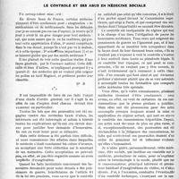 1836 - Page 1784 - Partie Professionnelle. Travaux Originaux. Le contrôle et ses abus en médecine sociale