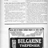 1864 - Page 1810-X - Correspondance. Accident du travail. Victime employée au service d’une machine agricole / Le libre choix dans les accidents agricoles