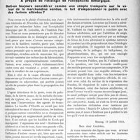 1867 - Page 1813 - Propos du jour. A propos de l’étiologie de l’encéphalite léthargique. Doit-on toujours considérer comme une simple tromperie sur la valeur de la marchandise vendue, le fait d’empoisonner le public avec des farines altérées ? [J. Noir]