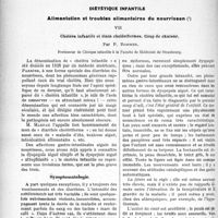 1870 - Page 1816 - Partie scientifique. Travaux Originaux. Diététique infantile. Alimentation et troubles alimentaires du nourrisson. Choléra infantile et états cholériformes. Coup de chaleur, par P. Rohmer