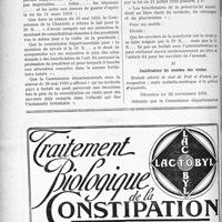 1906 - Page 1852-XLVIII - Jurisprudence. Commission supérieure de surveillance et de contrôle des soins gratuits aux mutilés de guerre. Médecin rémunéré forfaitairement / Justification du nombre des visites