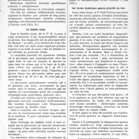 1937 - Page 1883 - Partie scientifique. L’Actualité Scientifique. La Presse. Les indications thérapeutiques dans les néphrites chroniques chlorurémiques avec oedèmes [(L’Hôpital, avril 1924, B)] / Le diabète rénal [(Paris médical, 3 mai 1924)] / Les kystes hydatiques gazeux primitifs du foie [(Paris médical, 17 mai 1924)] / A propos de l’accouchement indolore [(Languedoc médical, 10 juin 1924)]