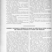 1948 - Page 1894 - Partie Professionnelle. Travaux Originaux. Chronique automobiliste. Les pneus. Leur usure anormale / Comment j’envisage la réussite du projet de création du foyer national des médecins français ou maison des médecins [Dr Thiéry]