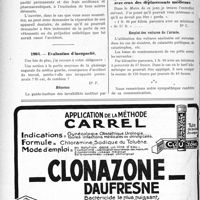 1956 - Page 1902-XLIV - Correspondance. Accident du travail. Bris d’un appareil dentaire / Evaluation d’incapacité / Un tarif kilométrique à mettre en parallèle avec ceux des déplacements médicaux. Emploi des voitures de l’armée