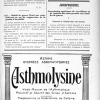 1957 - Page XLV-1903 - Correspondance. Un tarif kilométrique à mettre en parallèle avec ceux des déplacements médicaux. Emploi des voitures de l’armée / Mutilé de guerre. Droit aux soins médicaux en cas de suppression de la pension d’invalidité / Jurisprudence. Commission supérieure de surveillance et de contrôle des soins gratuits aux mutilés de guerre. Transfert de l’hôpital dans une clinique
