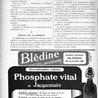 1958 - Page 1904-XLVI - Jurisprudence. Commission supérieure de surveillance et de contrôle des soins gratuits aux mutilés de guerre. Transfert de l’hôpital dans une clinique / Admission dans un sanatorium