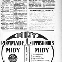 1967 - Page V-1913 - Office de Renseignements du « Concours / Membres du Concours exerçant dans les Stations Thermales / Demandes et offres