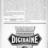 1970 - Page 1916-X - Correspondance. Responsabilité d’accident / Accident survenu à un patron agriculteur