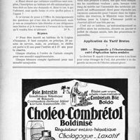 2008 - Page 1954-XLIV - Correspondance. Inscription au tableau de la Légion d’Honneur / Application du Tarif Breton. Diagnostic à l'électroaimant suivi d’opération intra-oculaire