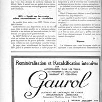 2104 - Page 2050-XL - Correspondance. Un accidenté du travail a le droit de changer de médecin / Impôt sur deux autos mises successivement en circulation