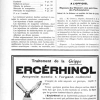 2108 - Page 2054-XLIV - Note de pratique quotidienne. Traitement médical du cancer gastrique / Documents officiels. A l’officiel. Réponses des Ministres aux questions des Parlementaires. Calcul de la distance en matière de frais de justice criminelle