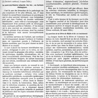 2135 - Page 2081 - Partie scientifique. L'Actualité Scientifique. La Presse. La protéinothérapie en thérapeutique mentale [(Le Bulletin médical, 5 mars 1924)] / La neuro-psychiatrie infantile. Ses lois ; ses facteurs étiologiques [(La Presse médicale, 29 mars 1924)] / La question de la fièvre de Malte et de son traitement [(Gazette des hôpitaux, 22 mars 1924)]