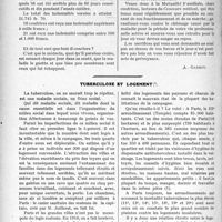 2150 - Page 2096 - Partie professionnelle. Travaux Originaux. Mutualité Familiale. Autour de l'inventaire [A. Gassot] / Tuberculose et logement
