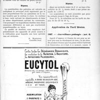 2155 - Page XLIII-2101 - Correspondance. Calcul de la patente / Pension militaire. Rédaction sur les chemins de fer / Application du Tarif Breton. « Surveillance prolongée »