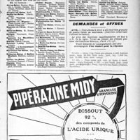 2167 - Page V-2113 - Sommaire / Membres du concours exerçant dans les stations thermales / Demandes et offres