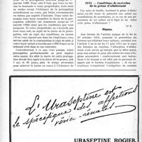 2172 - Page 2118-X - Correspondance. Prorogation de bail / Conditions de maintien de la prime d’allaitement