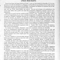 2175 - Page 2121 - Propos du jour. Les Ecoles d’infirmières en Belgique. L’Ecole Saint-Camille