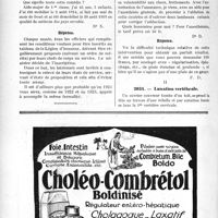 2210 - Page 2156-XLIV - Correspondance. Inscription au Tableau de la Légion d’honneur / Application du Tarif Breton. Ablation d’une cicatrice gênante / Luxation vertébrale