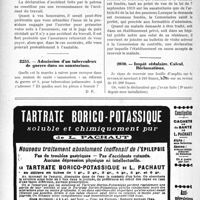 2226 - Page 2172-X - Correspondance. Accident du travail. Etat antérieur / Admission d’un tuberculeux de guerre dans un sanatorium / Impôt cédulaire. Calcul. Réclamations